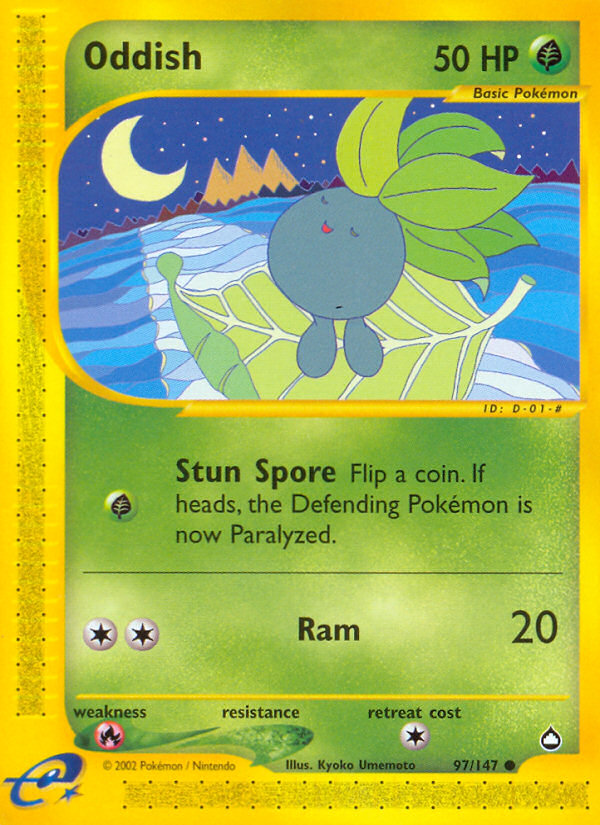 Oddish (97/147) [Aquapolis] | Fandemonia Ltd