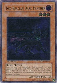 Neo-Spacian Dark Panther (UTR) [POTD-EN005] Ultimate Rare | Fandemonia Ltd