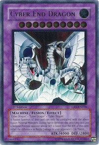 Cyber End Dragon (UTR) [CRV-EN036] Ultimate Rare | Fandemonia Ltd