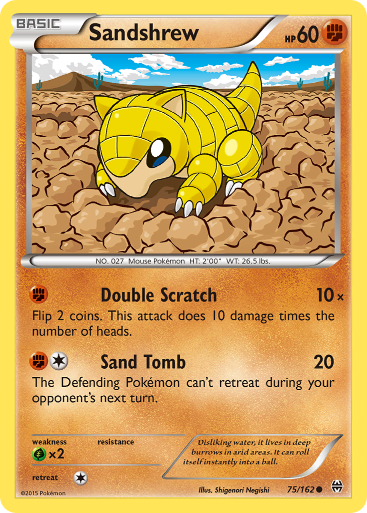 Sandshrew (75/162) [XY: BREAKthrough] | Fandemonia Ltd