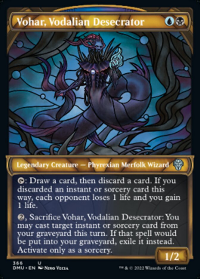 Vohar, Vodalian Desecrator (Showcase Textured) [Dominaria United] | Fandemonia Ltd