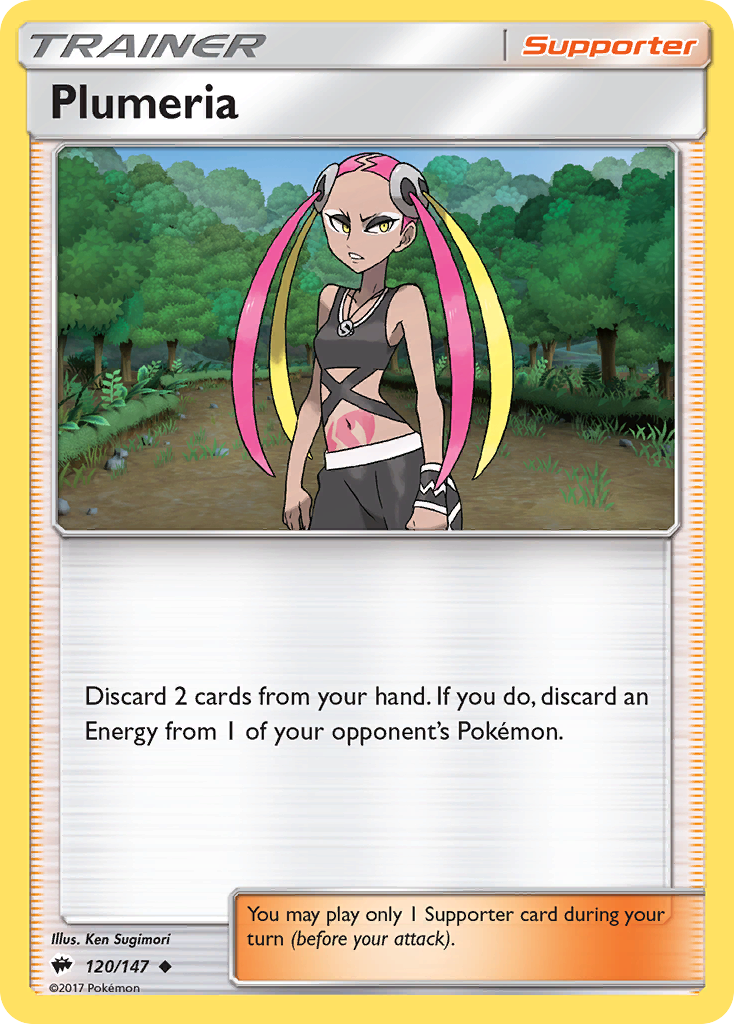 Plumeria (120/147) [Sun & Moon: Burning Shadows] | Fandemonia Ltd