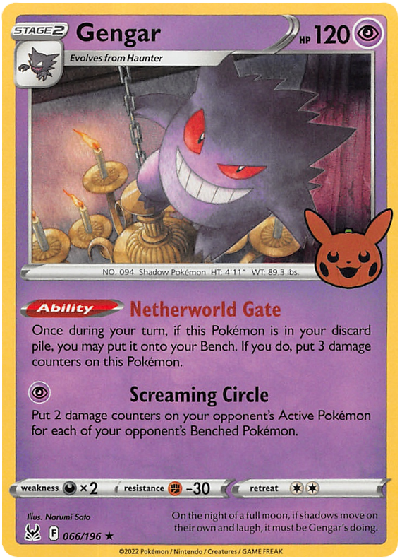 Gengar (066/196) [Trick or Trade 2023] | Fandemonia Ltd