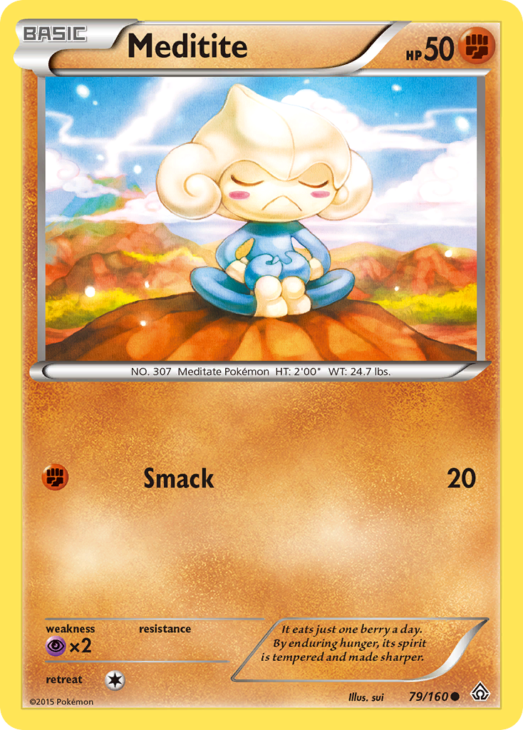 Meditite (79/160) [XY: Primal Clash] | Fandemonia Ltd