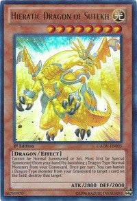 Hieratic Dragon of Sutekh [GAOV-EN025] Ultra Rare | Fandemonia Ltd