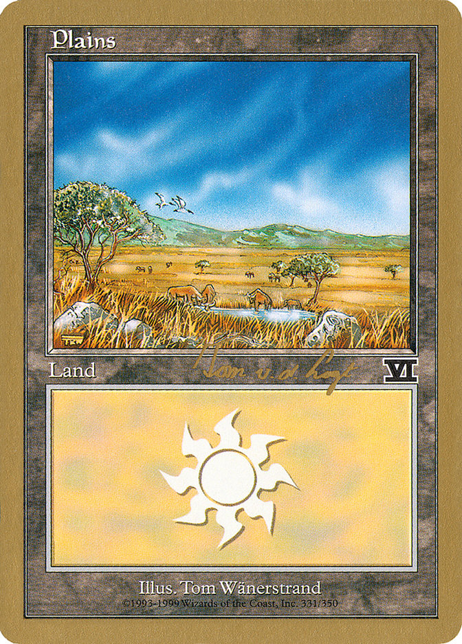 Plains (tvdl331) (Tom van de Logt) [World Championship Decks 2000] | Fandemonia Ltd