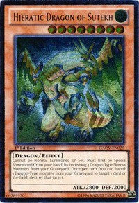 Hieratic Dragon of Sutekh (UTR) [GAOV-EN025] Ultimate Rare | Fandemonia Ltd