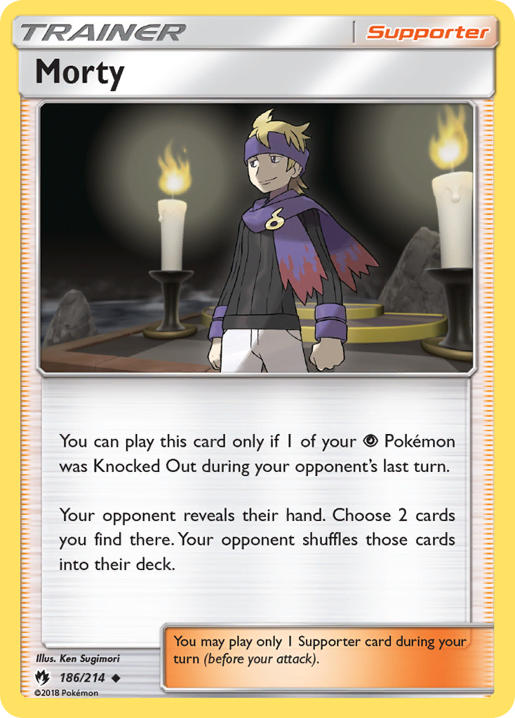 Morty (186/214) [Sun & Moon: Lost Thunder] | Fandemonia Ltd