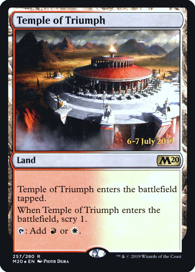 Temple of Triumph  [Core Set 2020 Prerelease Promos] | Fandemonia Ltd