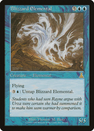 Blizzard Elemental [Urza's Destiny] | Fandemonia Ltd