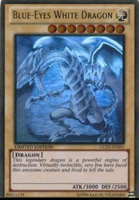 Blue-Eyes White Dragon [GLD5-EN001] Ghost/Gold Rare | Fandemonia Ltd