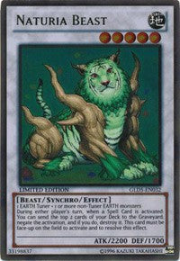 Naturia Beast [GLD5-EN032] Gold Rare | Fandemonia Ltd