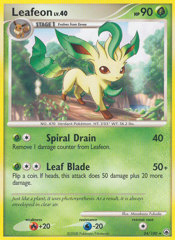 Leafeon (24/100) [Diamond & Pearl: Majestic Dawn] | Fandemonia Ltd