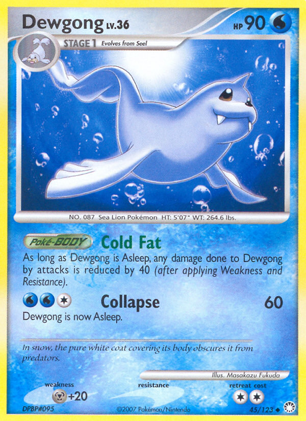 Dewgong (45/123) [Diamond & Pearl: Mysterious Treasures] | Fandemonia Ltd