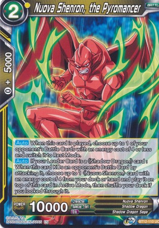 Nuova Shenron, the Pyromancer [BT12-110] | Fandemonia Ltd