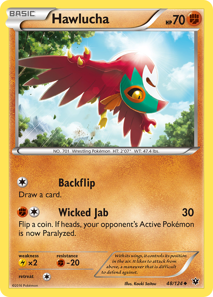 Hawlucha (48/124) [XY: Fates Collide] | Fandemonia Ltd