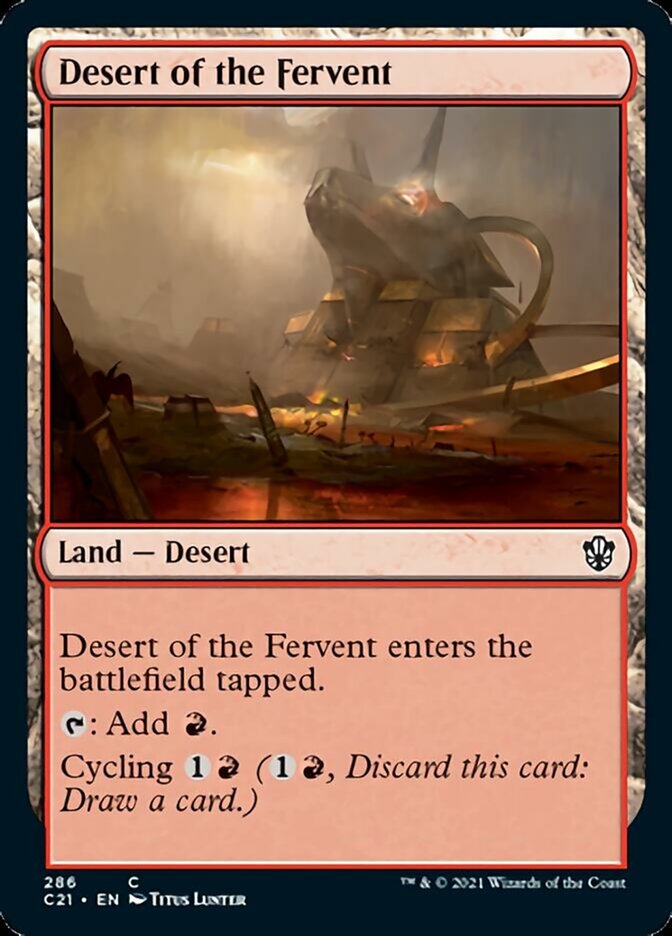 Desert of the Fervent [Commander 2021] | Fandemonia Ltd