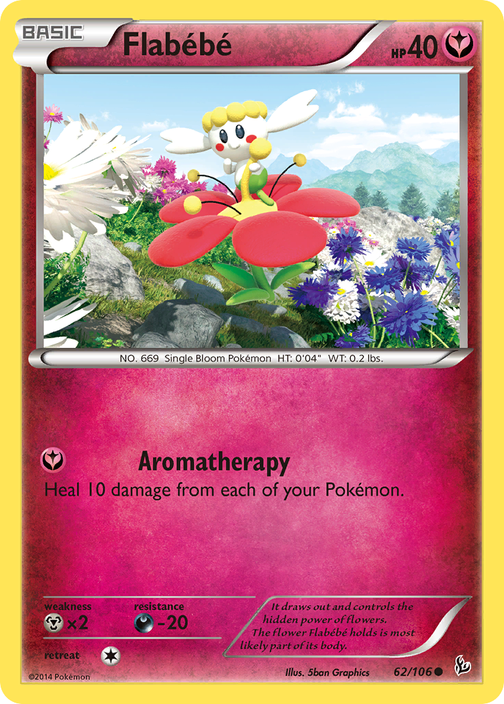 Flabebe (62/106) [XY: Flashfire] | Fandemonia Ltd