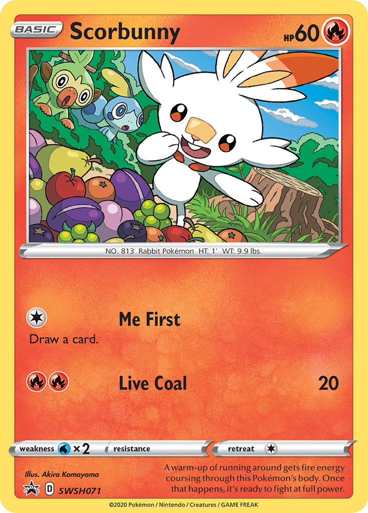 Scorbunny (SWSH071) [Sword & Shield: Black Star Promos] | Fandemonia Ltd