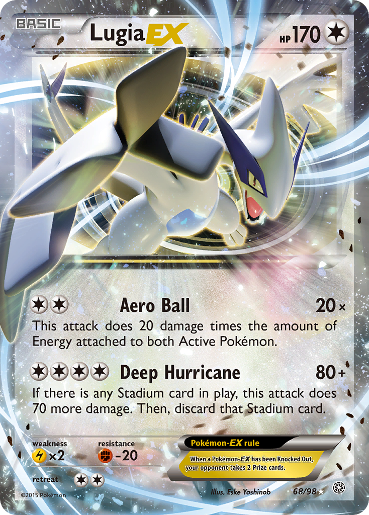 Lugia EX (68/98) [XY: Ancient Origins] | Fandemonia Ltd