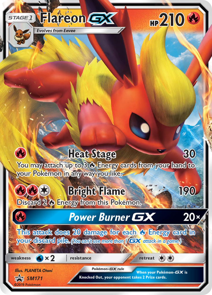 Flareon GX (SM171) [Sun & Moon: Black Star Promos] | Fandemonia Ltd