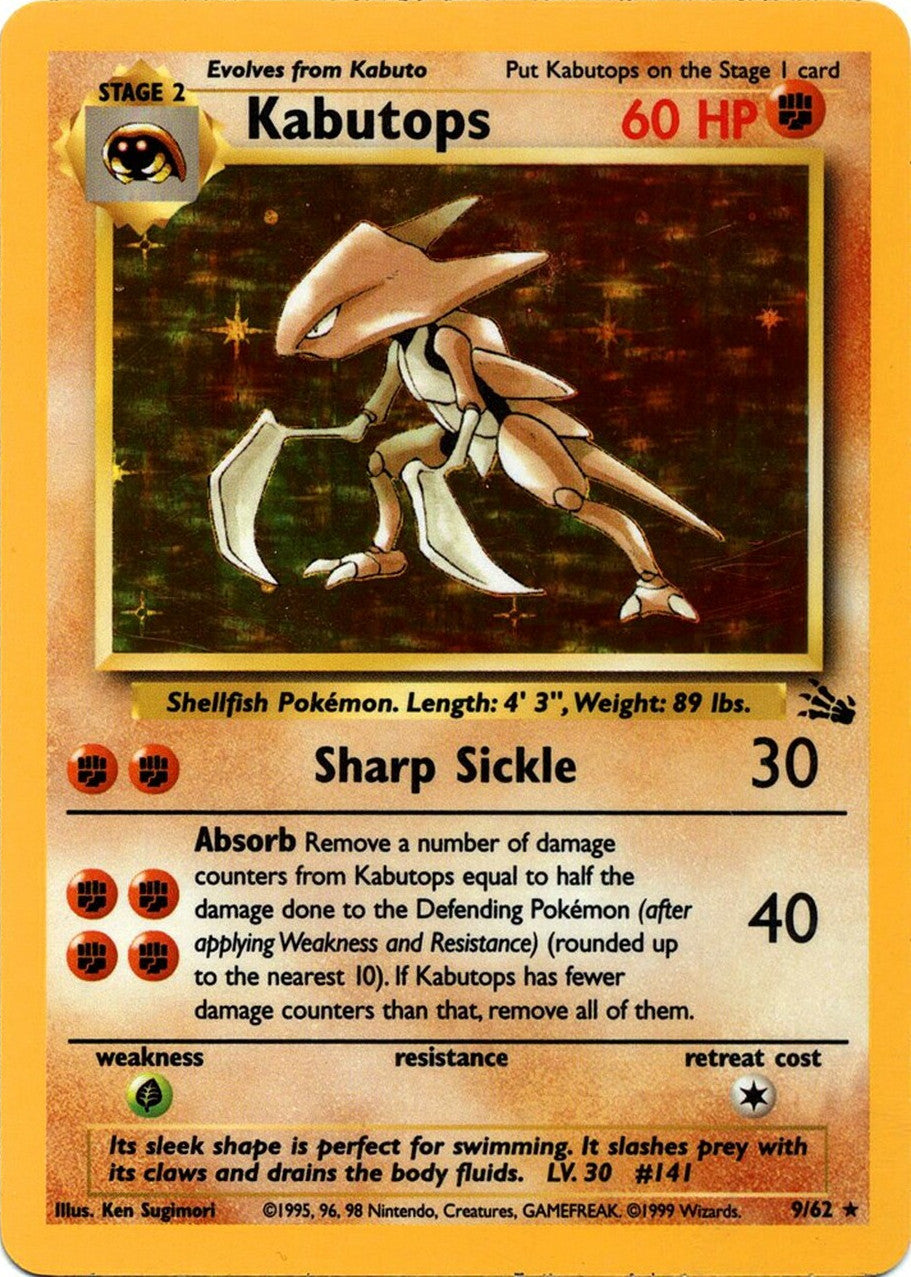 Kabutops (9/62) [Fossil Unlimited] | Fandemonia Ltd