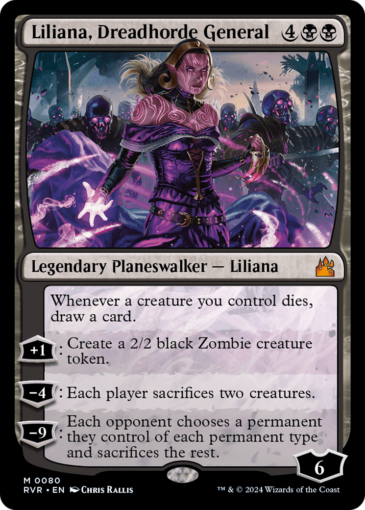 Liliana, Dreadhorde General [Ravnica Remastered] | Fandemonia Ltd