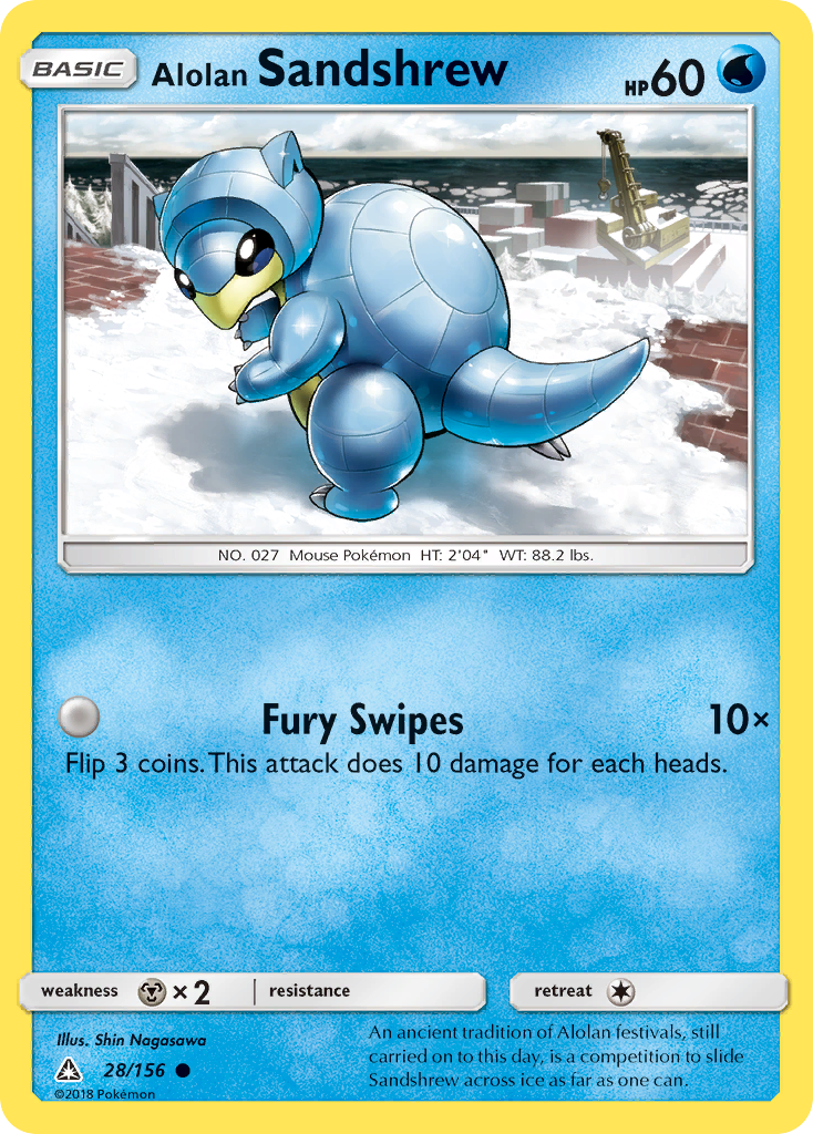 Alolan Sandshrew (28/156) [Sun & Moon: Ultra Prism] | Fandemonia Ltd