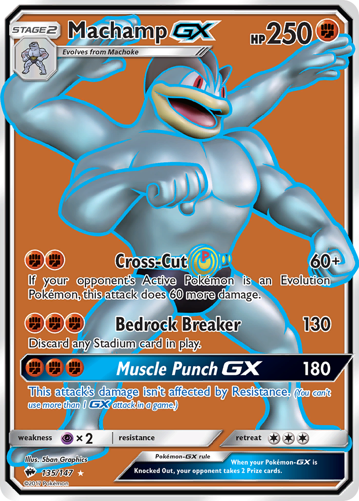 Machamp GX (135/147) [Sun & Moon: Burning Shadows] | Fandemonia Ltd