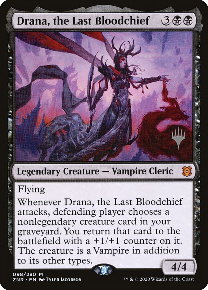 Drana, the Last Bloodchief (Promo Pack) [Zendikar Rising Promos] | Fandemonia Ltd