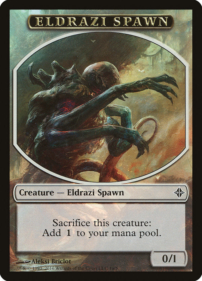 Eldrazi Spawn (1a/5) [Rise of the Eldrazi Tokens] | Fandemonia Ltd