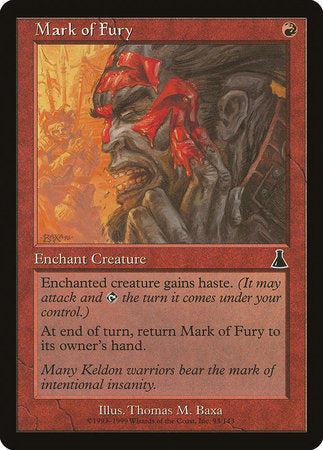 Mark of Fury [Urza's Destiny] | Fandemonia Ltd