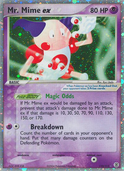 Mr. Mime ex (110/112) [EX: FireRed & LeafGreen] | Fandemonia Ltd