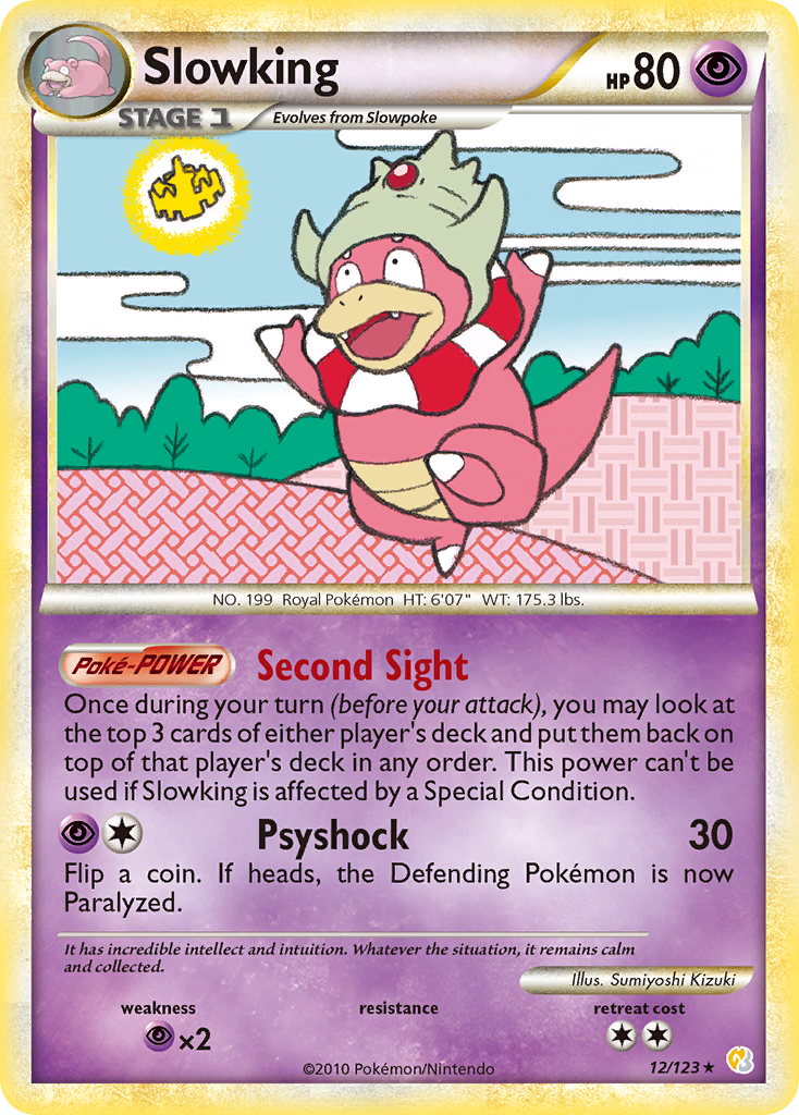 Slowking (12/123) [HeartGold & SoulSilver: Base Set] | Fandemonia Ltd