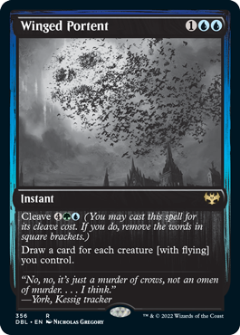 Winged Portent [Innistrad: Double Feature] | Fandemonia Ltd