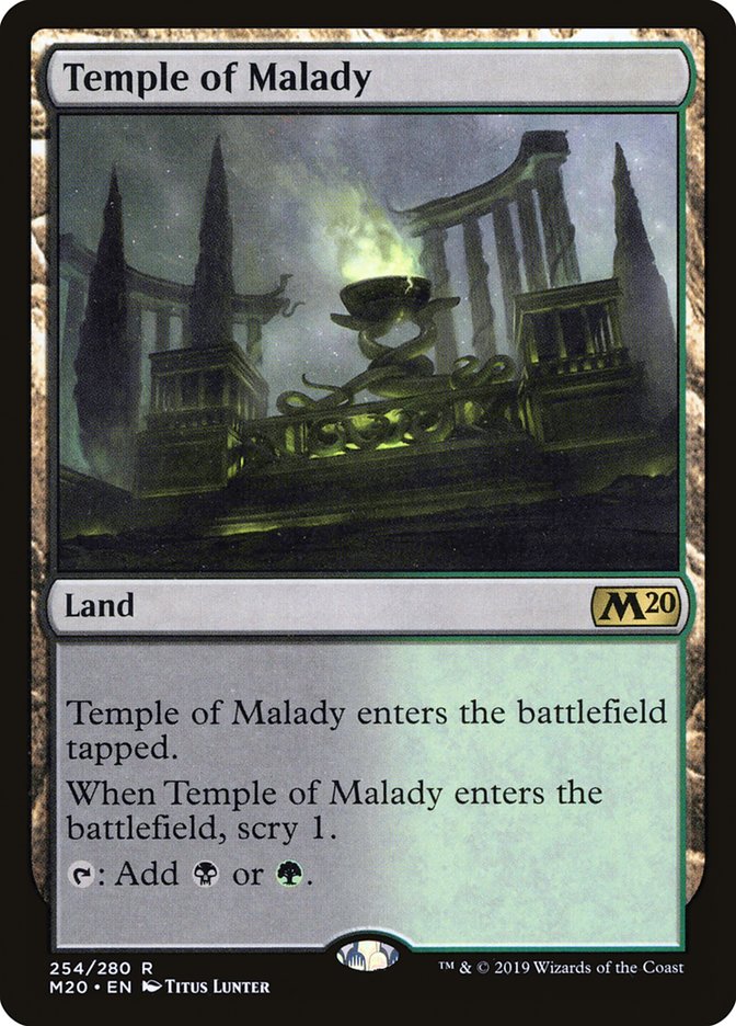 Temple of Malady [Core Set 2020] | Fandemonia Ltd