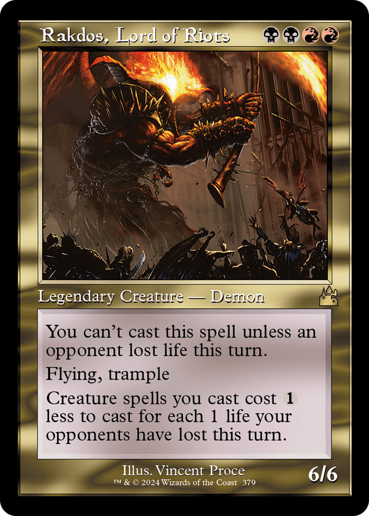 Rakdos, Lord of Riots (Retro Frame) [Ravnica Remastered] | Fandemonia Ltd