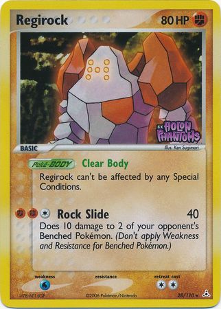 Regirock (28/110) (Stamped) [EX: Holon Phantoms] | Fandemonia Ltd