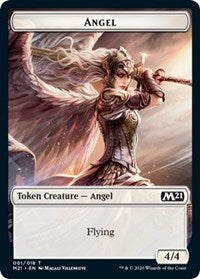 Angel // Griffin Double-sided Token [Core Set 2021 Tokens] | Fandemonia Ltd