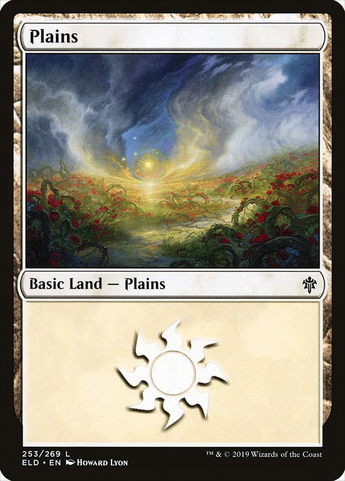 Plains (253) [Throne of Eldraine] | Fandemonia Ltd