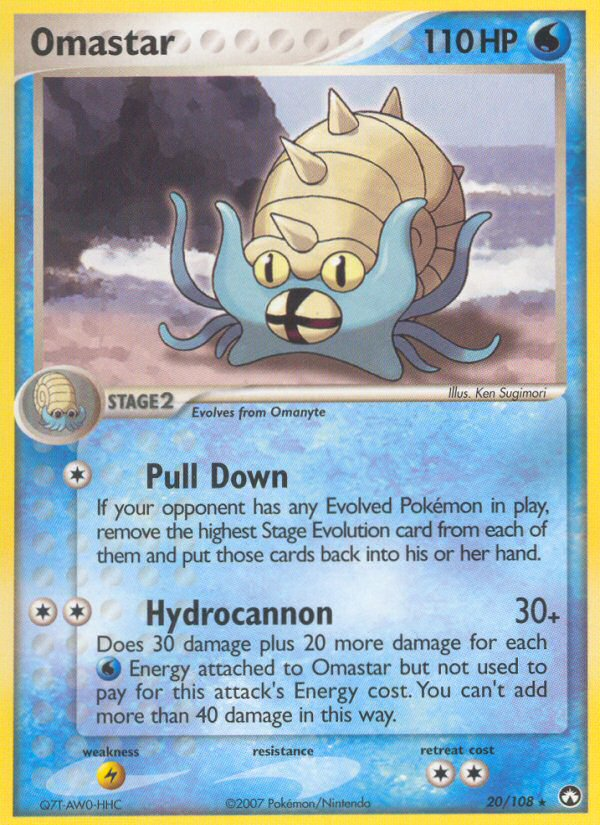 Omastar (20/108) [EX: Power Keepers] | Fandemonia Ltd