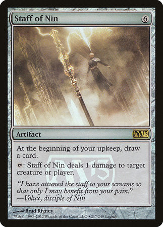 Staff of Nin [Magic 2013 Promos] | Fandemonia Ltd