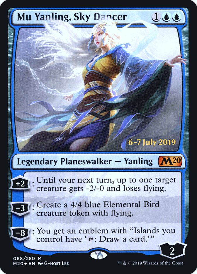 Mu Yanling, Sky Dancer  [Core Set 2020 Prerelease Promos] | Fandemonia Ltd