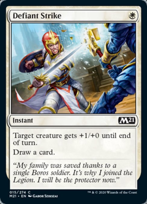 Defiant Strike [Core Set 2021] | Fandemonia Ltd