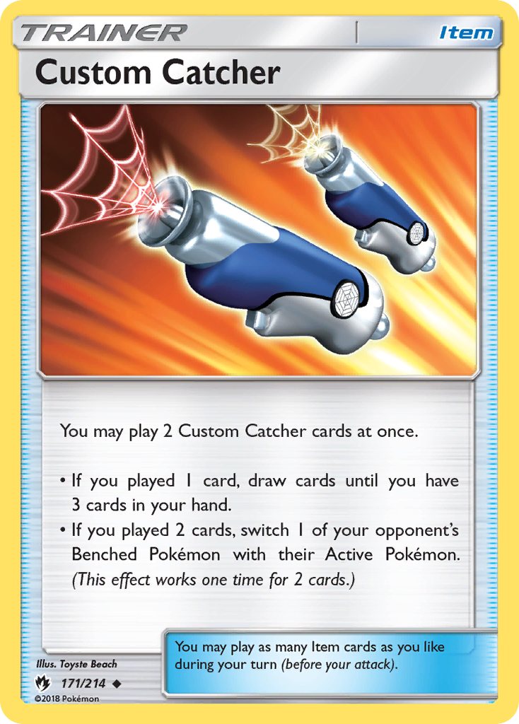 Custom Catcher (171/214) [Sun & Moon: Lost Thunder] | Fandemonia Ltd