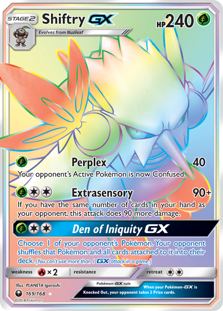 Shiftry GX (169/168) [Sun & Moon: Celestial Storm] | Fandemonia Ltd