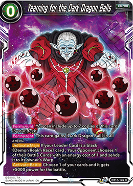 Yearning for the Dark Dragon Balls (Common) [BT13-149] | Fandemonia Ltd