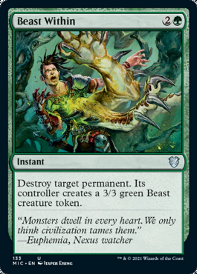 Beast Within [Innistrad: Midnight Hunt Commander] | Fandemonia Ltd