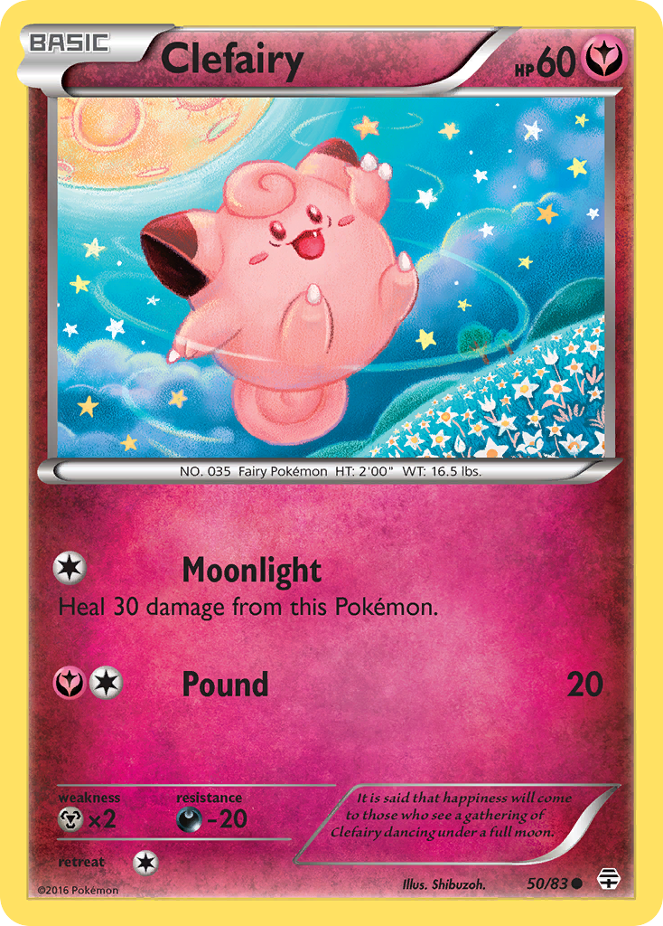 Clefairy (50/83) [XY: Generations] | Fandemonia Ltd