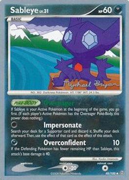 Sableye LV.31 (48/100) (Happy Luck - Mychael Bryan) [World Championships 2010] | Fandemonia Ltd